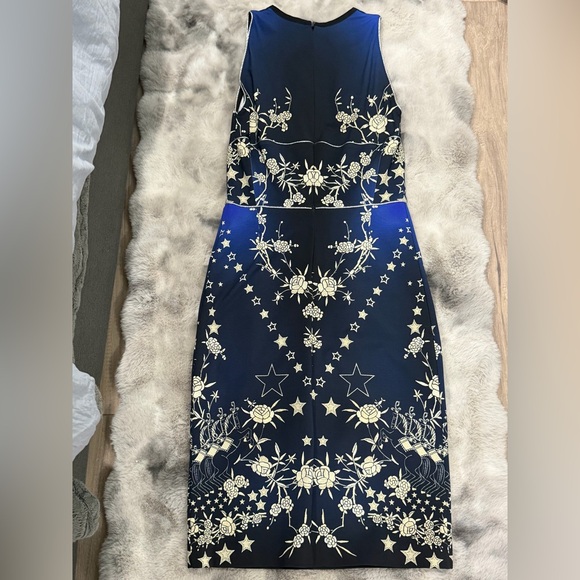 Roberto Cavalli Dresses & Skirts - Roberto Cavalli Midnight Blue Starry Floral Midi Dress